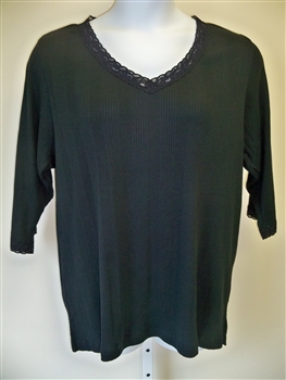 Copper Canyon Black Rib Top