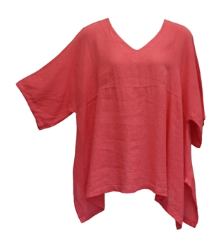 Match Point Linen Kimono Tunic