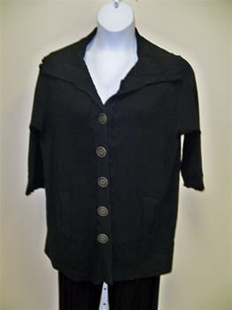 Fenini Waffle Black Jacket