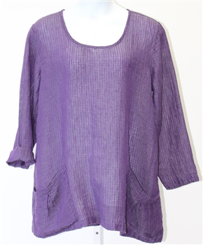 Flax Designs Slouch Grape Tunic