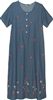 La Cera Denim Strawberry Dress