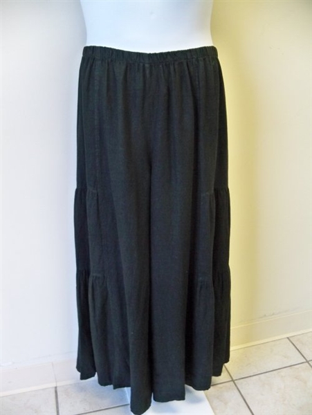 Match Point Cha Cha Linen Pants Black