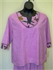 Produce Company Orchid Pullover Top - 3X