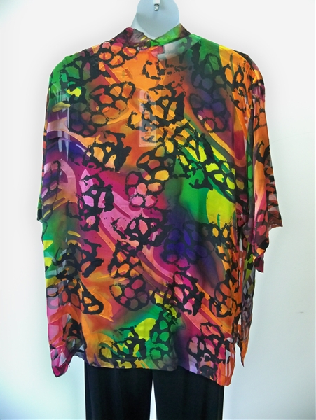 Silk Kimono Jacket Plus Size