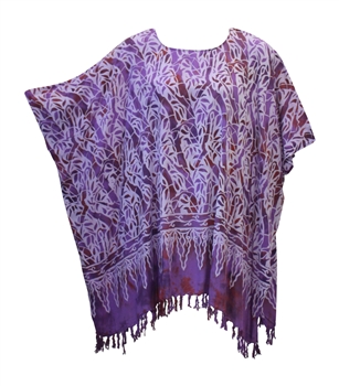 Art to Wear Fringe Caftan Tunic Top